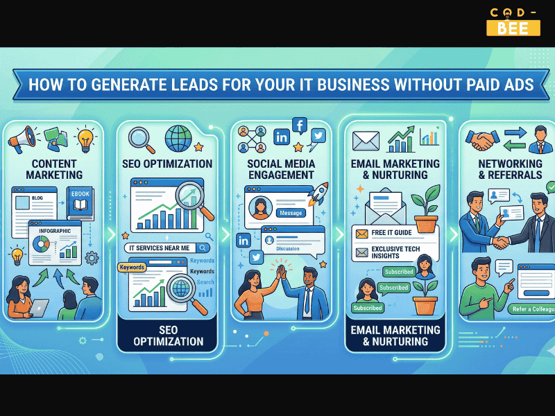 How to Generate Leads for Your IT Business Without Paid Ads 